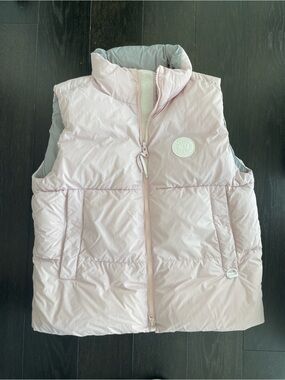 Canada Goose Baby Pink Quilted Vest